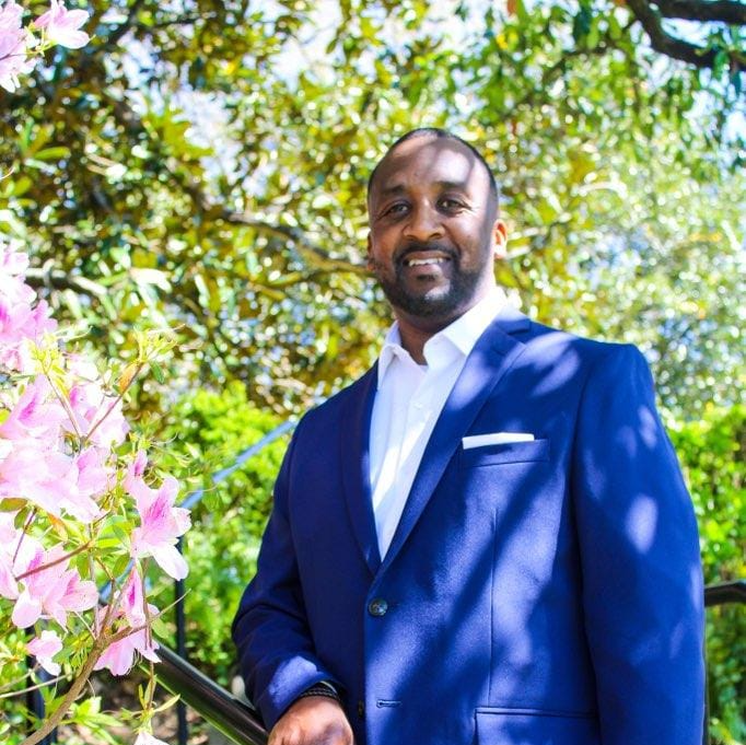 Pastor Terrence Battle outdoors